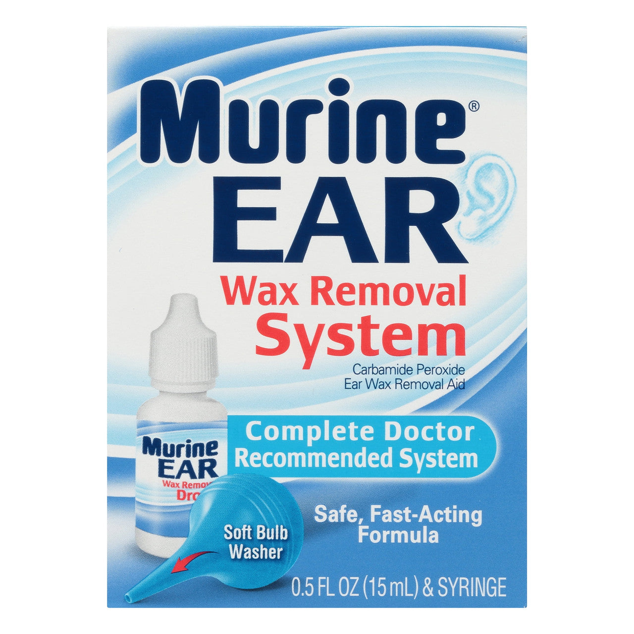 Murine Ear Drops Ear Wax Removal System - 0.5 Fl Oz